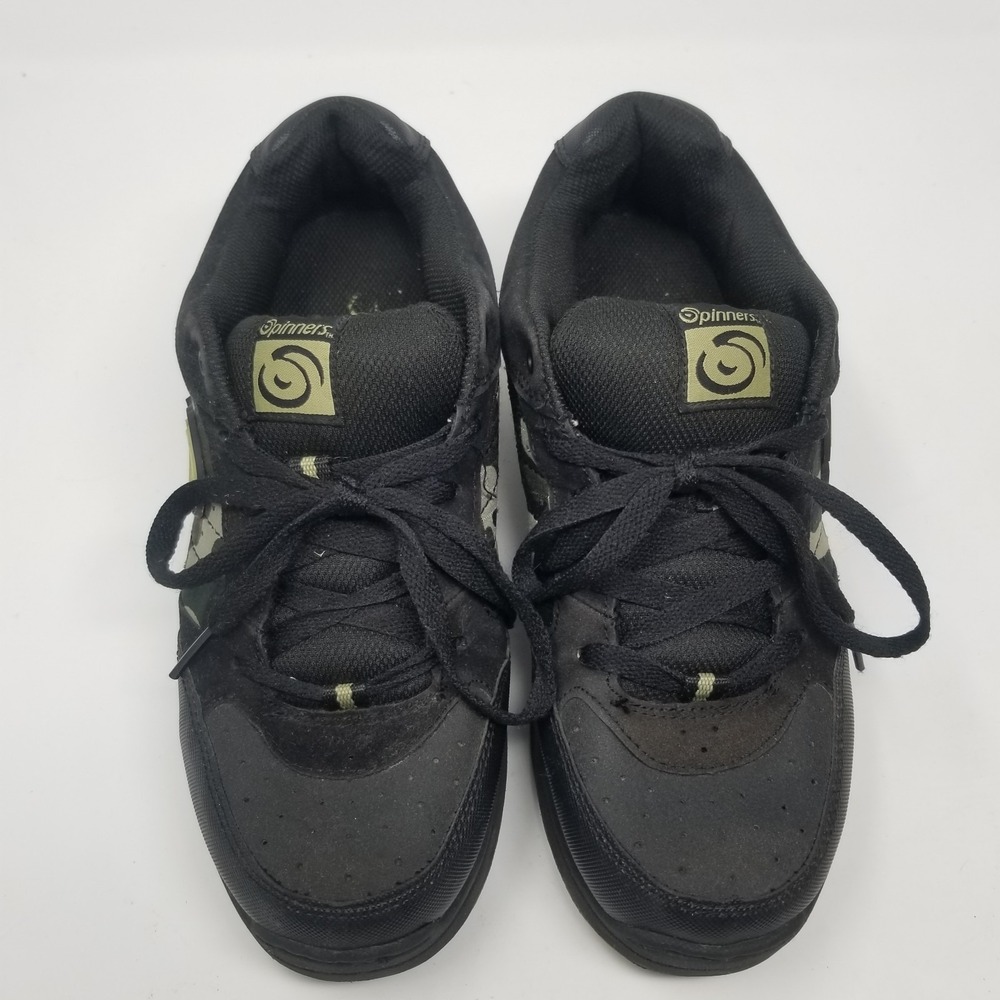 Men's‎ black/camouflage SPINNERS skate roller shoes / sneakers , size 6 Boys - Picture 4 of 16
